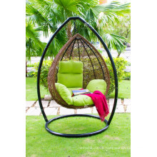 Los más vendidos Poly Rattan hamaca - Egg Swing silla para interiores y exteriores